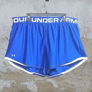 🆑️ CLEARANCE Under Armour Blue Play Up 2.0 Shorts Size 2X